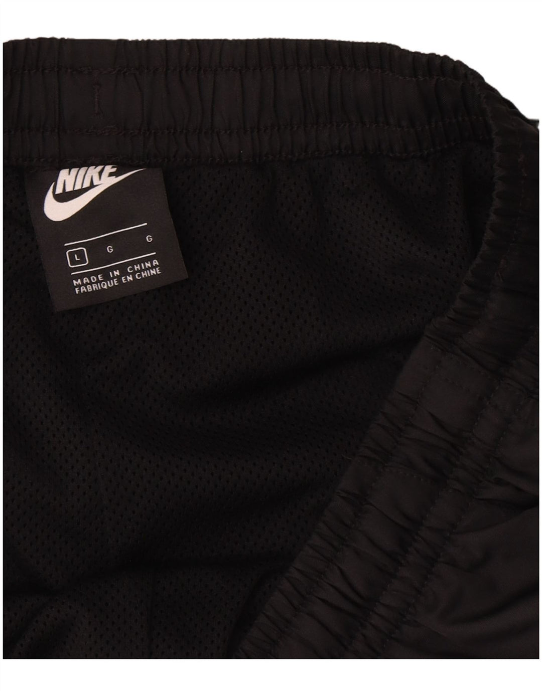Męskie spodenki sportowe Nike Graphic Regular, duże, czarne, poliestrowe