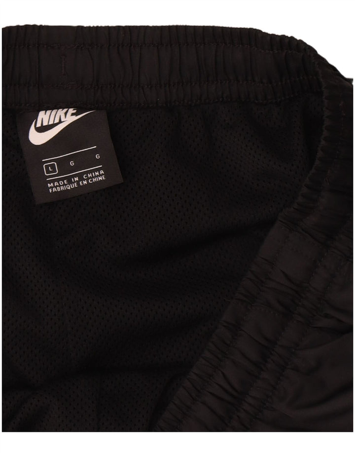 Męskie spodenki sportowe Nike Graphic Regular, duże, czarne, poliestrowe