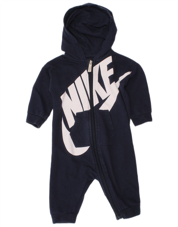 Kombinezon z kapturem dla chłopców Nike Baby Graphic 6-9 miesięcy, granatowy