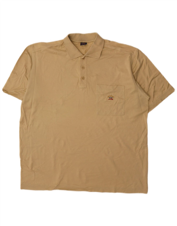 Męska koszulka polo Paul & Shark XL, beżowa