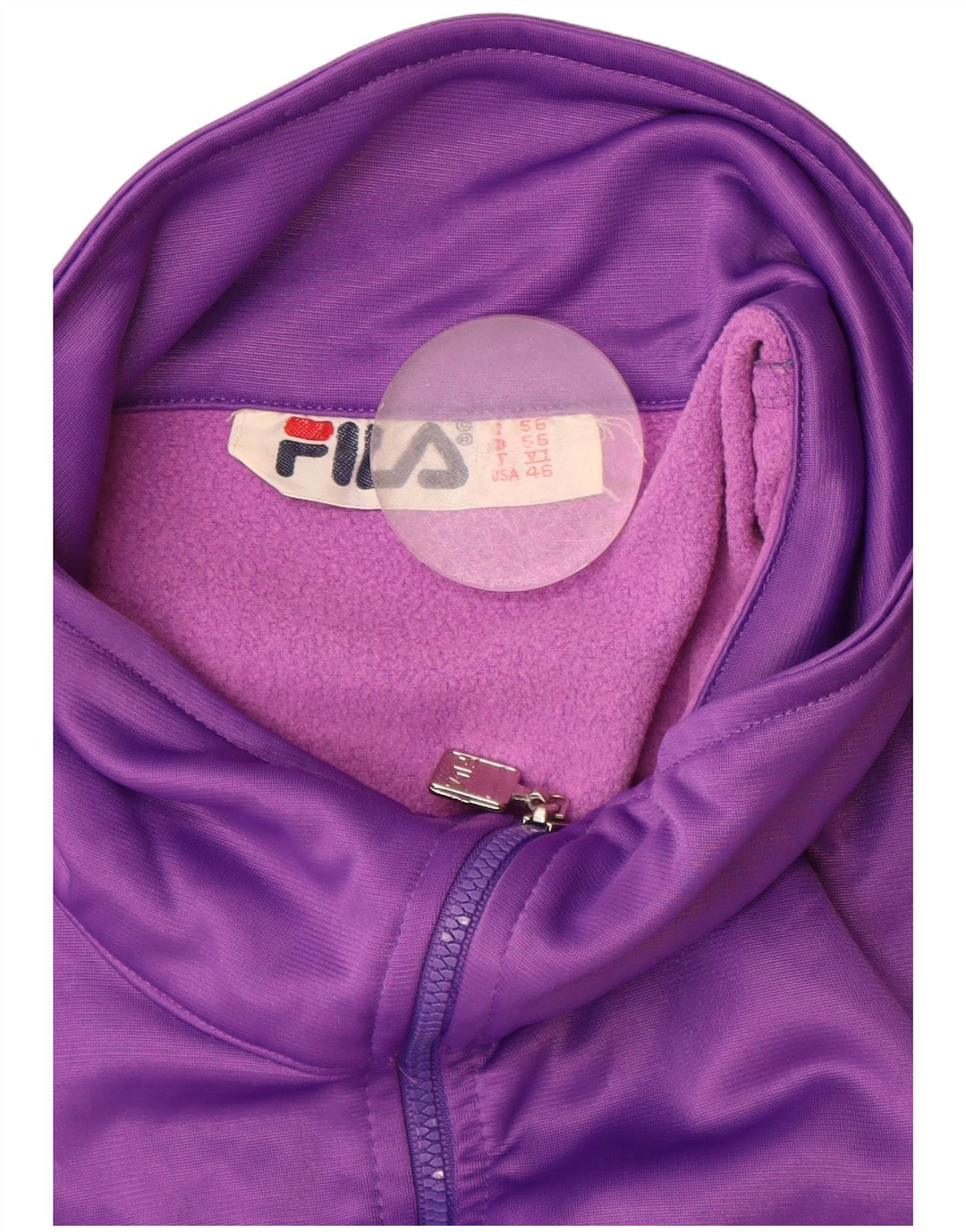 Męska kurtka dresowa Fila IT 56 2XL Fioletowy poliester
