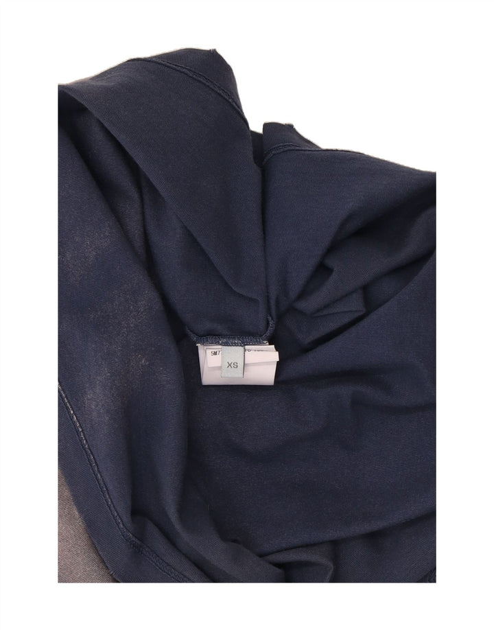 PIERRE BALMAIN Mens Graphic T-Shirt Top XS Navy Blue Tie Dye Designer Vintage Pierre Balmain and Second-Hand Pierre Balmain from Messina Hembry 