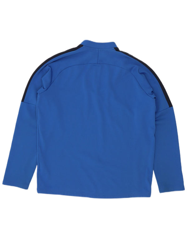 Chłopięcy dres Nike z zamkiem błyskawicznym na szyi, 13-14 lat XL, niebieski, blok kolorów