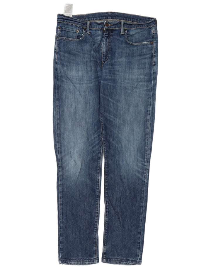 Męskie jeansy Levi's Slim W36 L34 Niebieskie bawełniane
