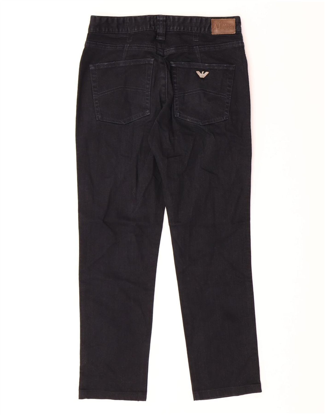 ARMANI Womens Slim Jeans W28 L25 Navy Blue Cotton