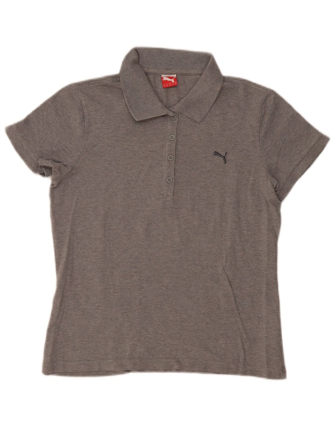 Damska koszulka polo PUMA UK 14, średnioszara, bawełniana