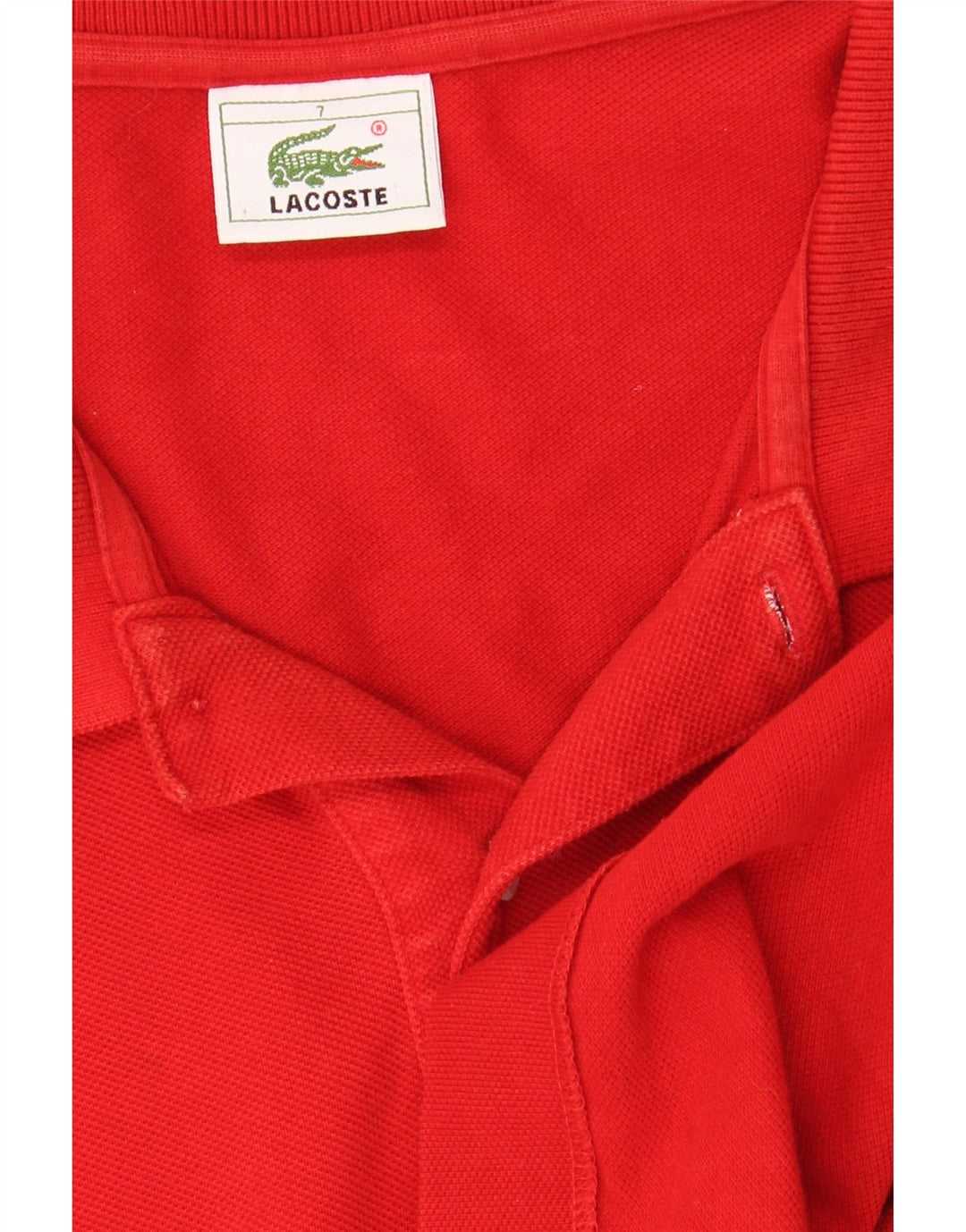 Męska koszulka polo Lacoste rozmiar 7 2XL czerwona