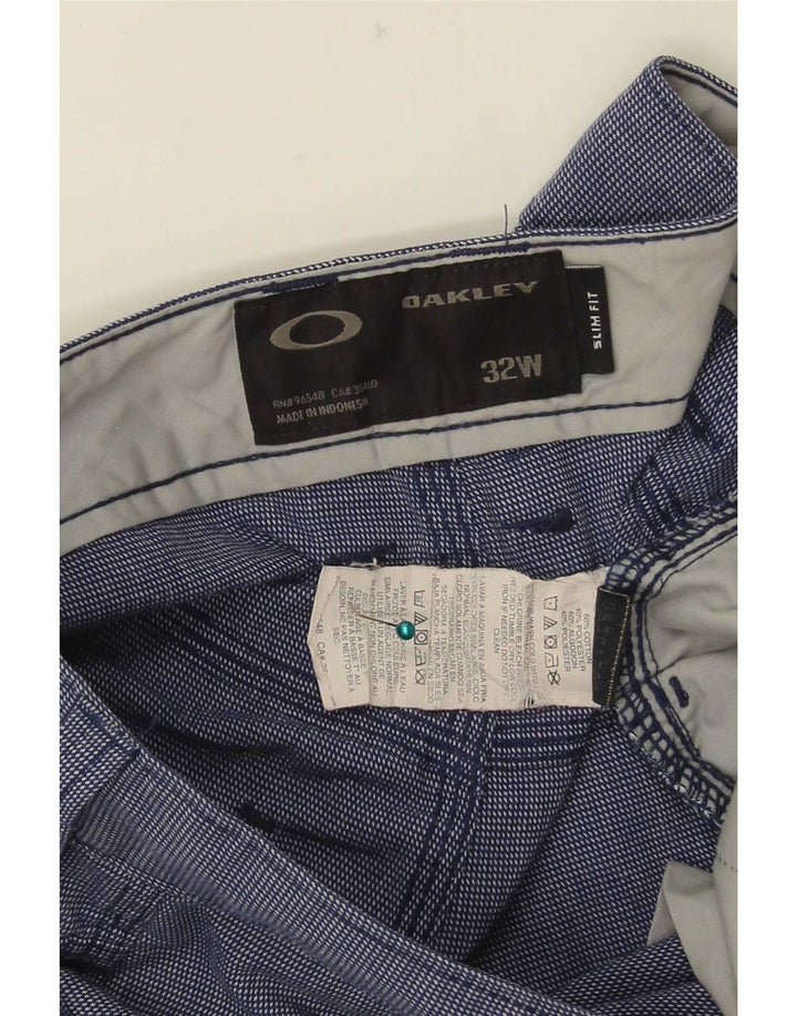 Męskie spodenki codzienne Oakley W32 Średni niebieski, bawełniany