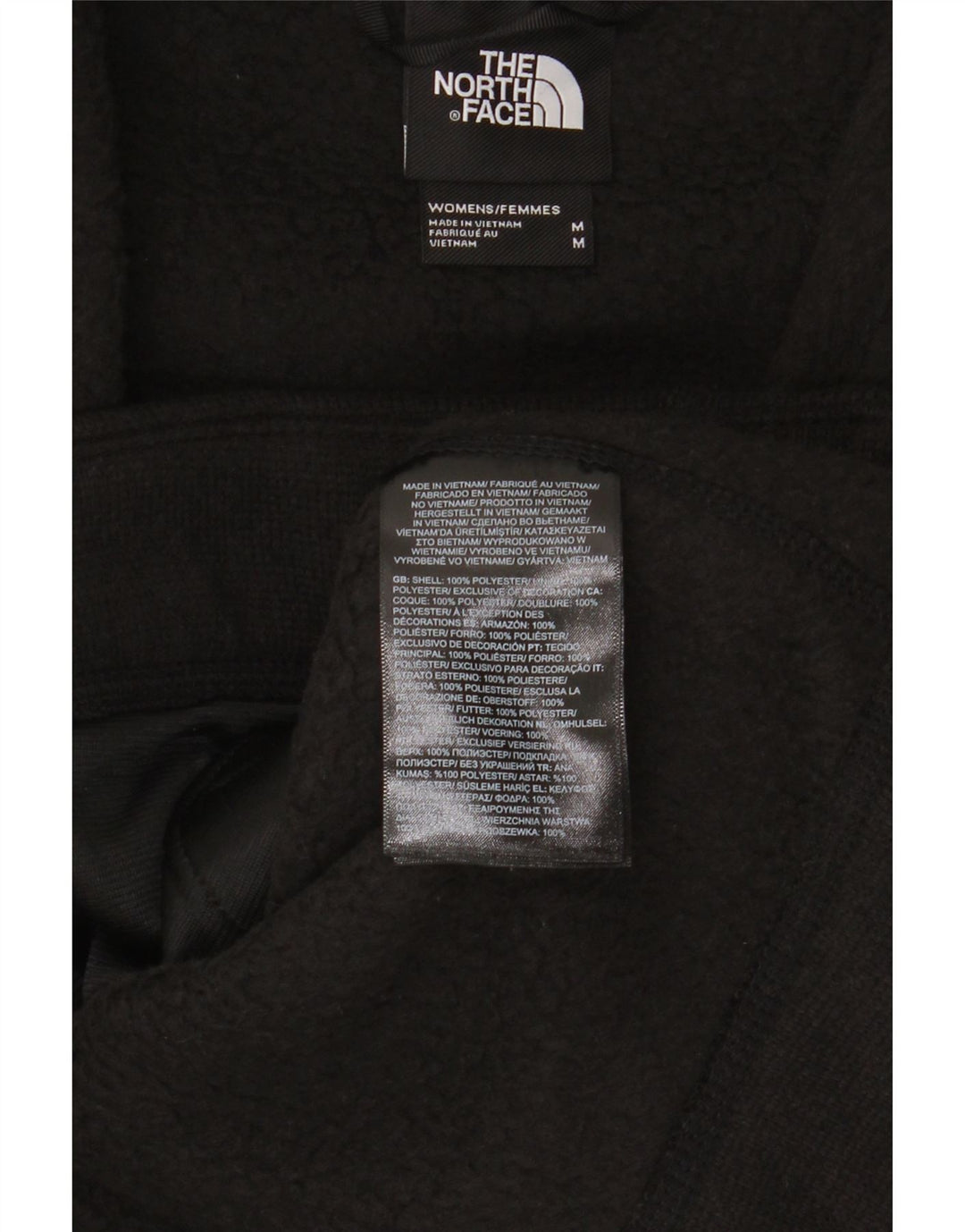 Damska kurtka dresowa The North Face UK 14, średni czarny poliester