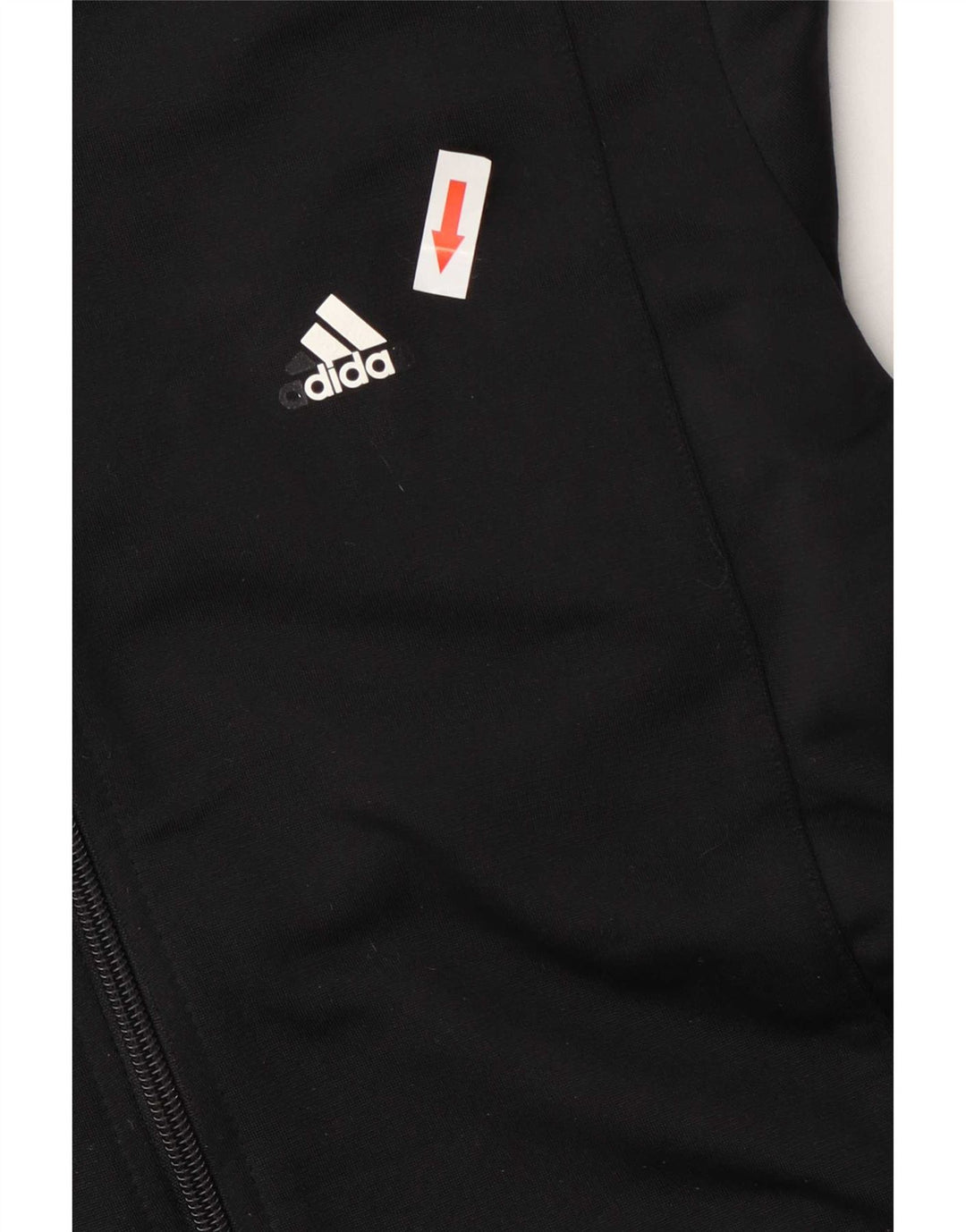Damska kurtka dresowa Adidas UK 8/10, mała, czarna, poliester