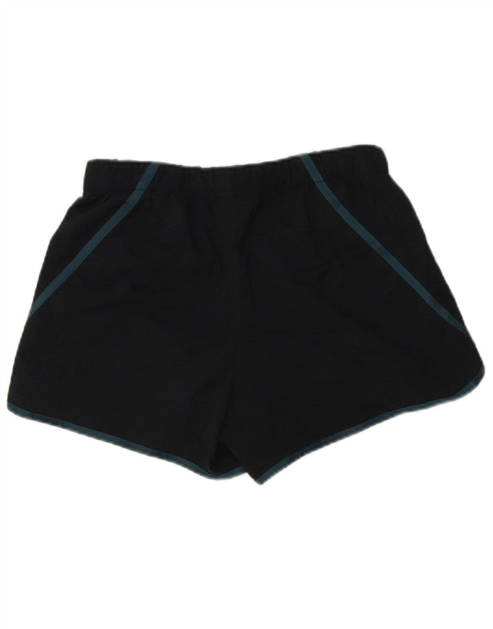 Damskie spodenki sportowe Adidas UK 10, małe, czarne, poliestrowe
