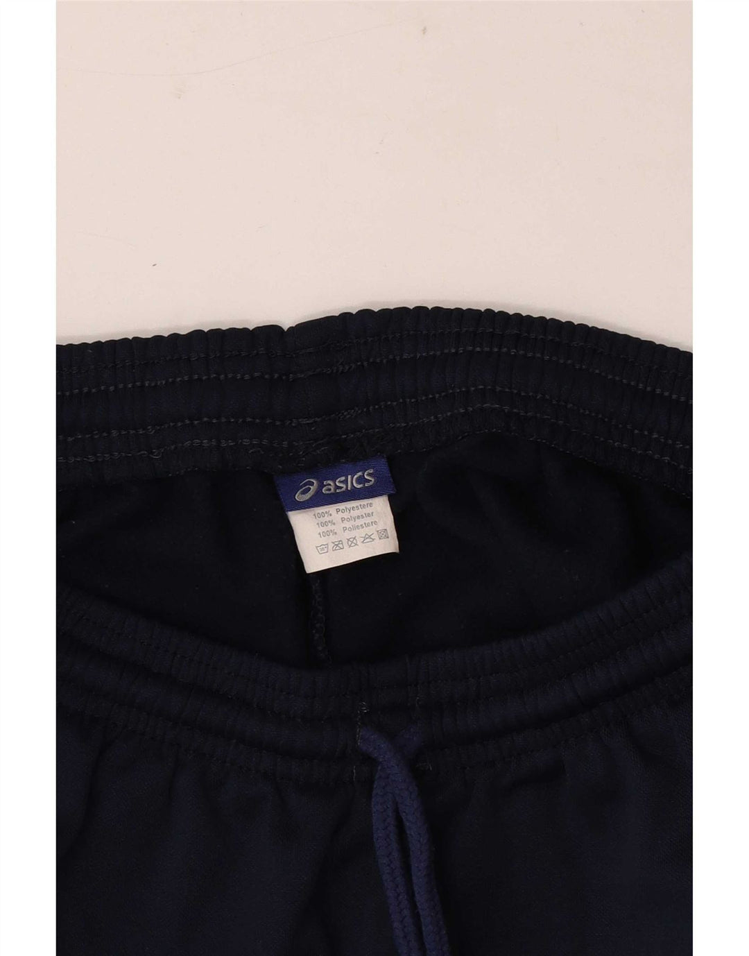 Męskie spodenki sportowe Asics, duże, granatowe, z poliestru