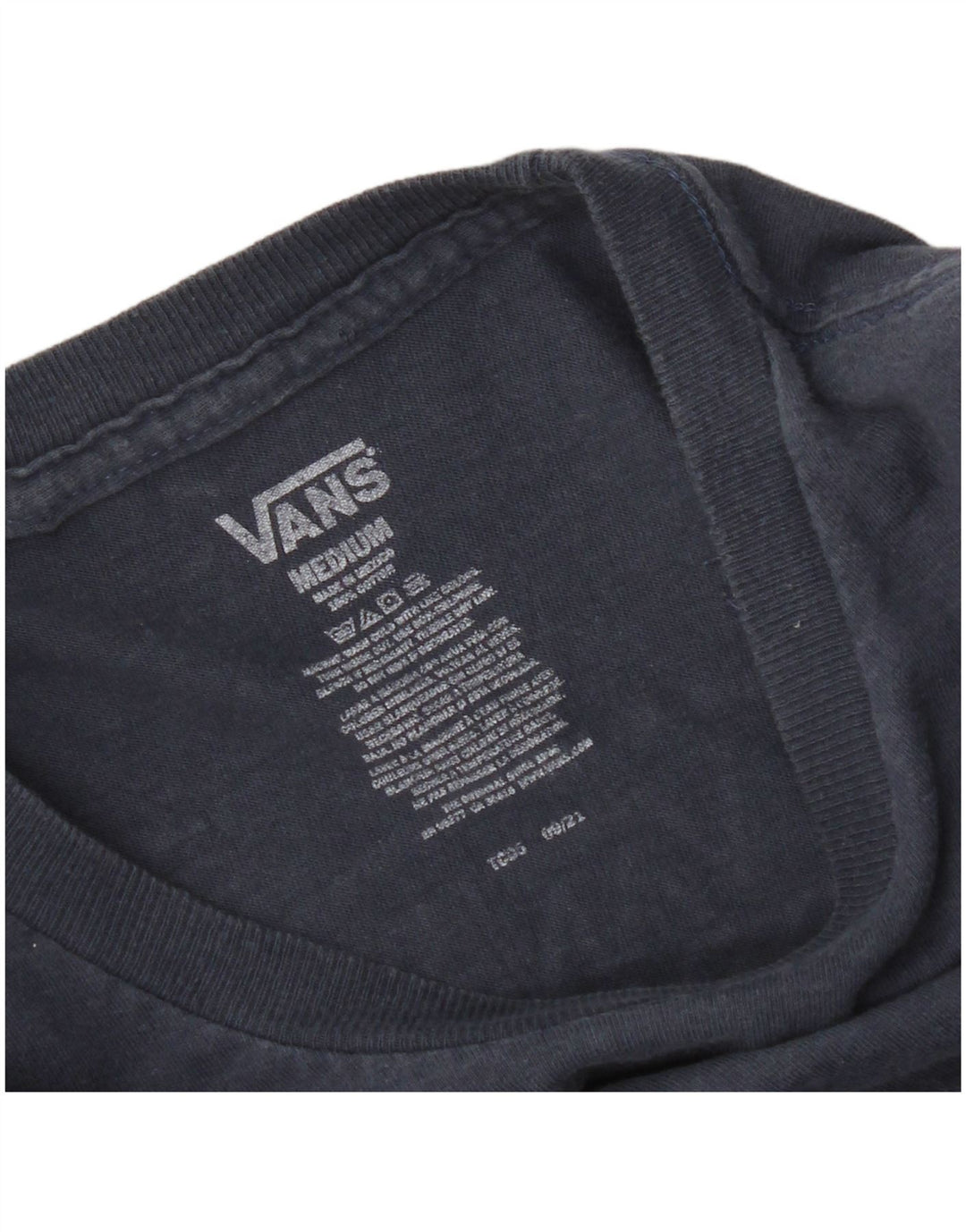 Męska koszulka t-shirt z grafiką Vans, średni kolor granatowy