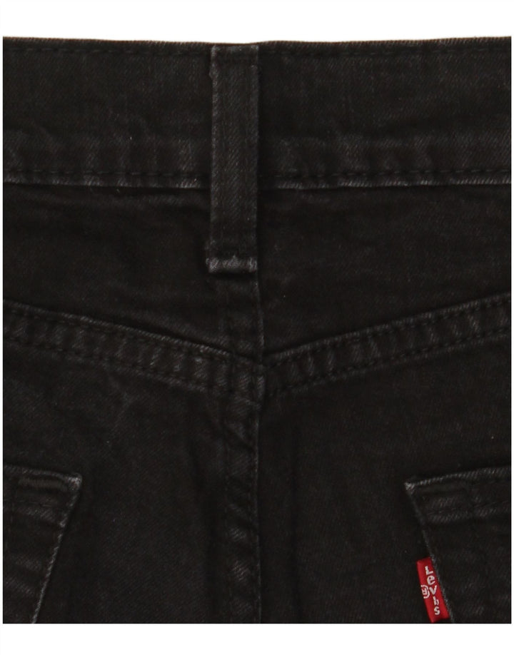 Męskie jeansy Levi's 505 Straight W34 L30 Czarna bawełna