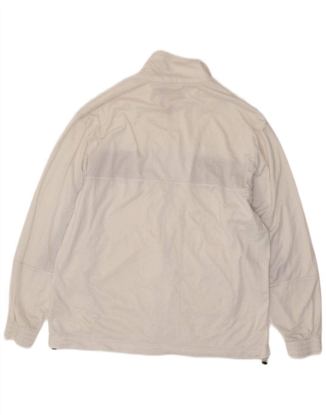 Męska kurtka dresowa LOTTO 2XL Biały poliester z blokami kolorów