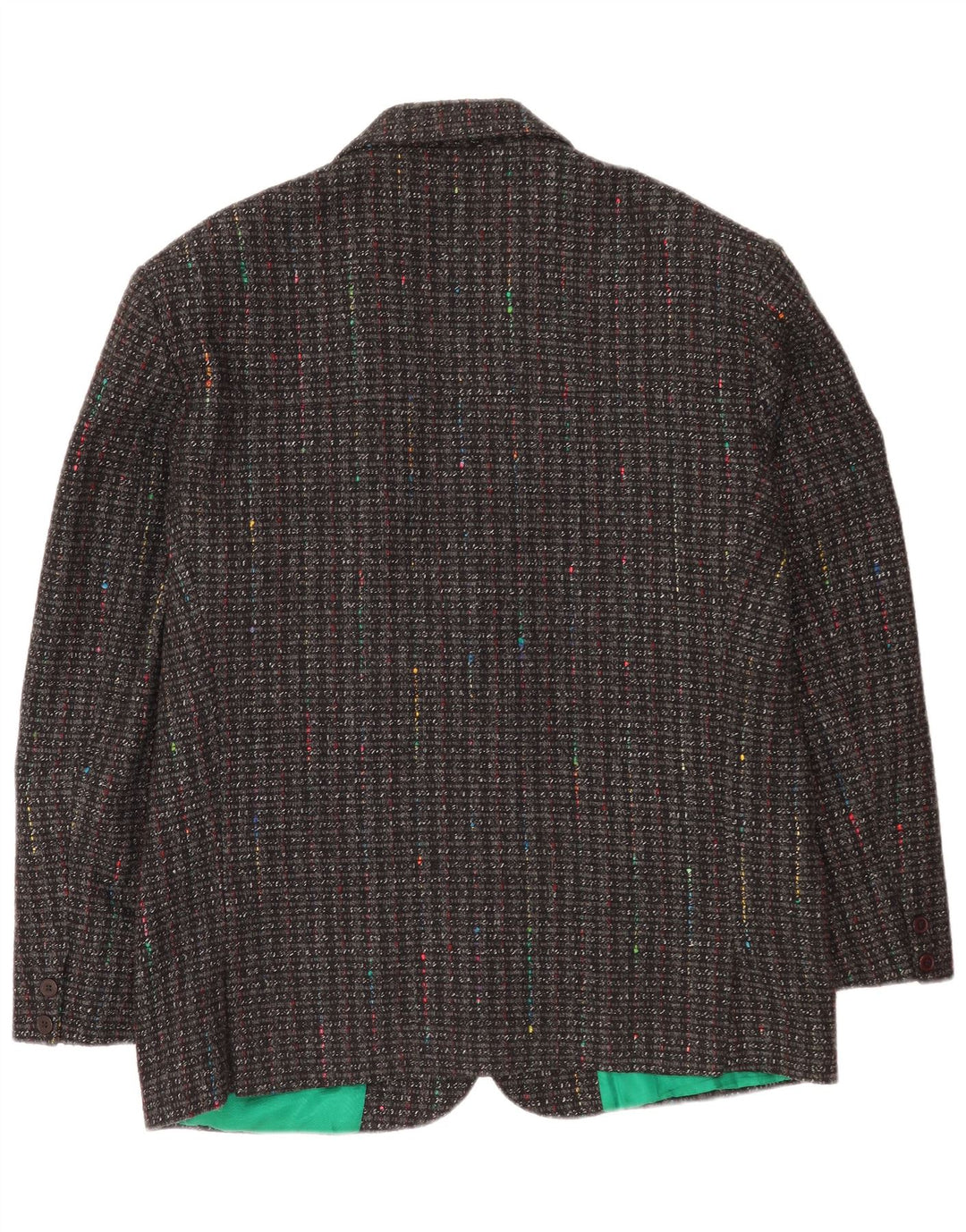 Luck in Luck Męska marynarka zapinana na 3 guziki UK 42 XL Szara wełniana nakrapiana