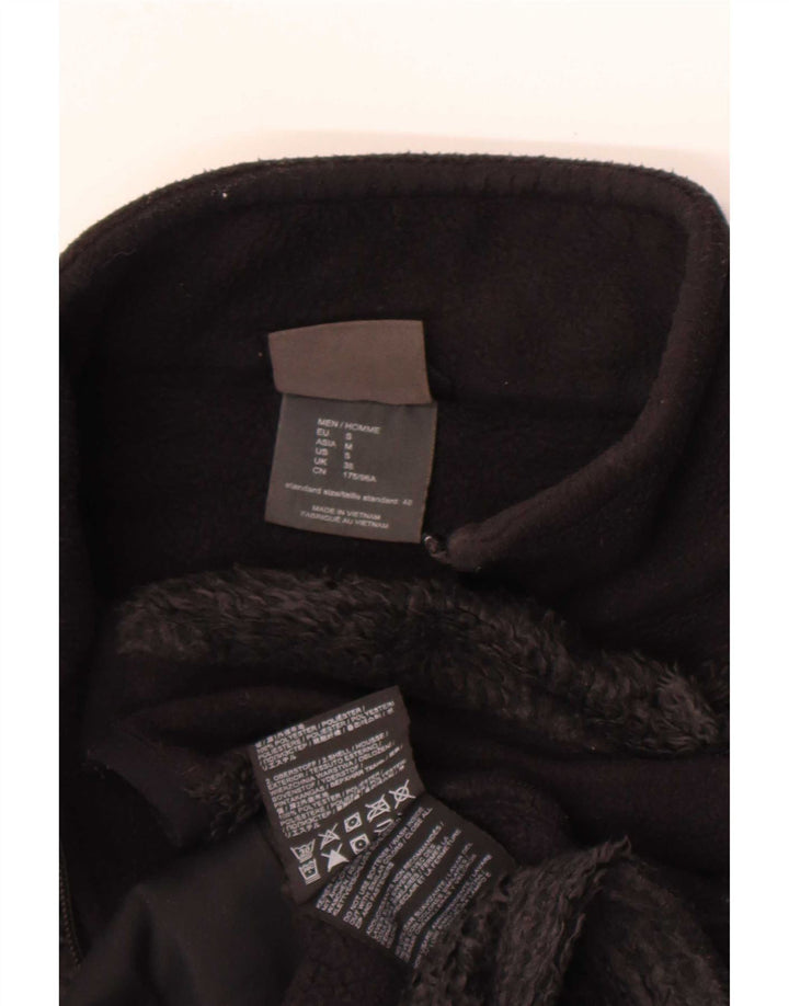 Męska kurtka polarowa Jack Wolfskin UK 38, mała, czarna, poliester