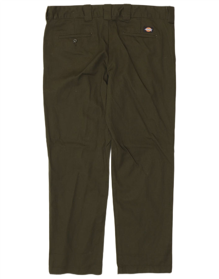 Męskie spodnie typu chino, slim, proste, DICKIES W38 L32 Khaki, poliester