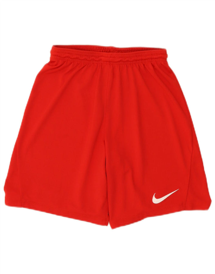 Męskie spodenki sportowe Nike Dri Fit Slim Fit, małe, czerwone, poliestrowe
