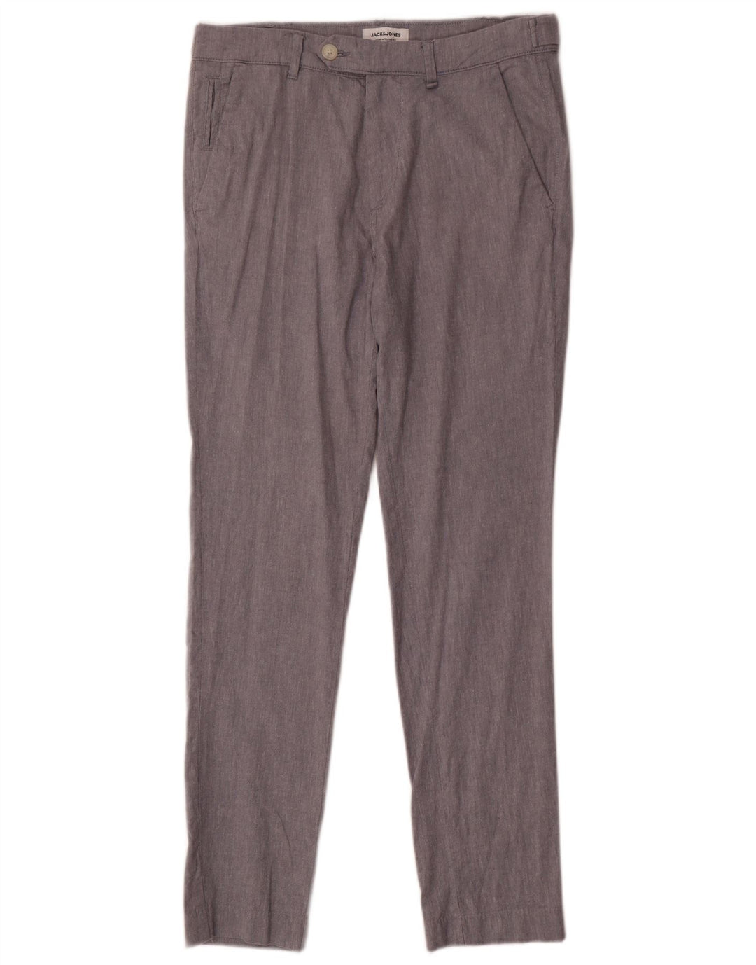 Męskie spodnie typu slim chino Jack & Jones W32 L32 szare