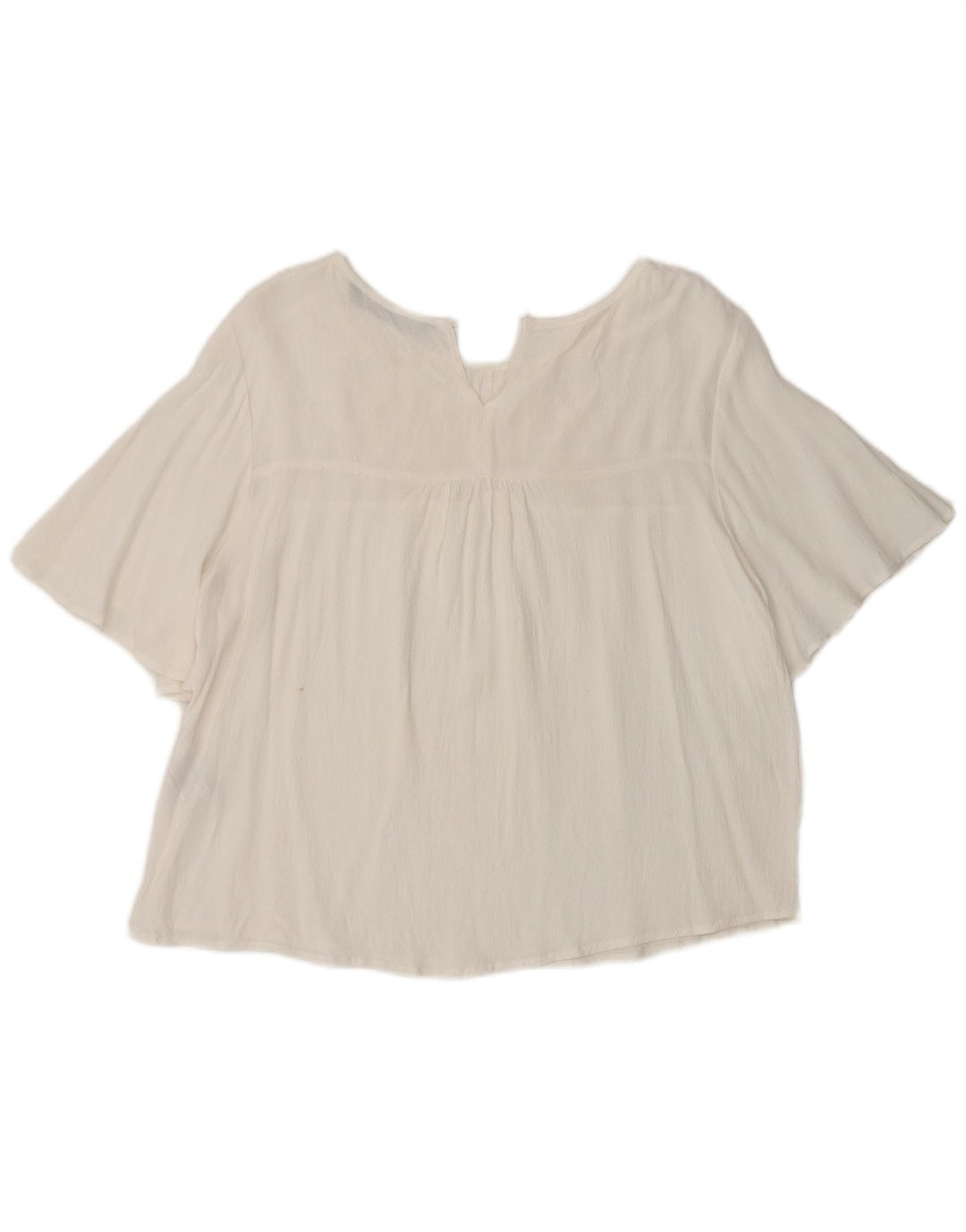 Bluzka damska Zara Top UK 16 Large Biała Wiskoza