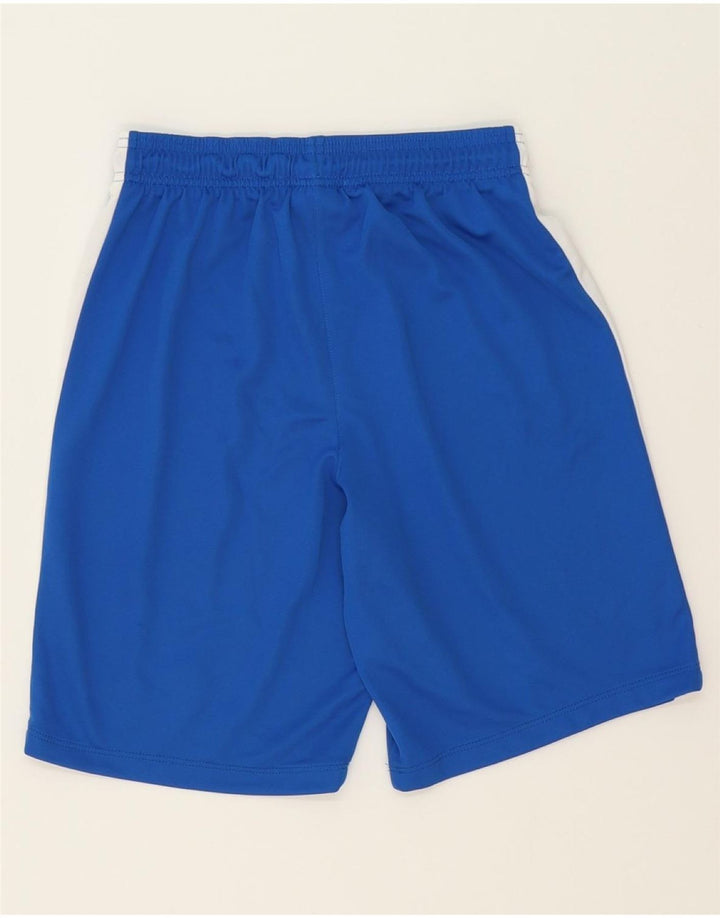 NIKE Boys Dri Fit Sport Shorts 8-9 Years Small Blue Colourblock Polyester Vintage Nike and Second-Hand Nike from Messina Hembry 