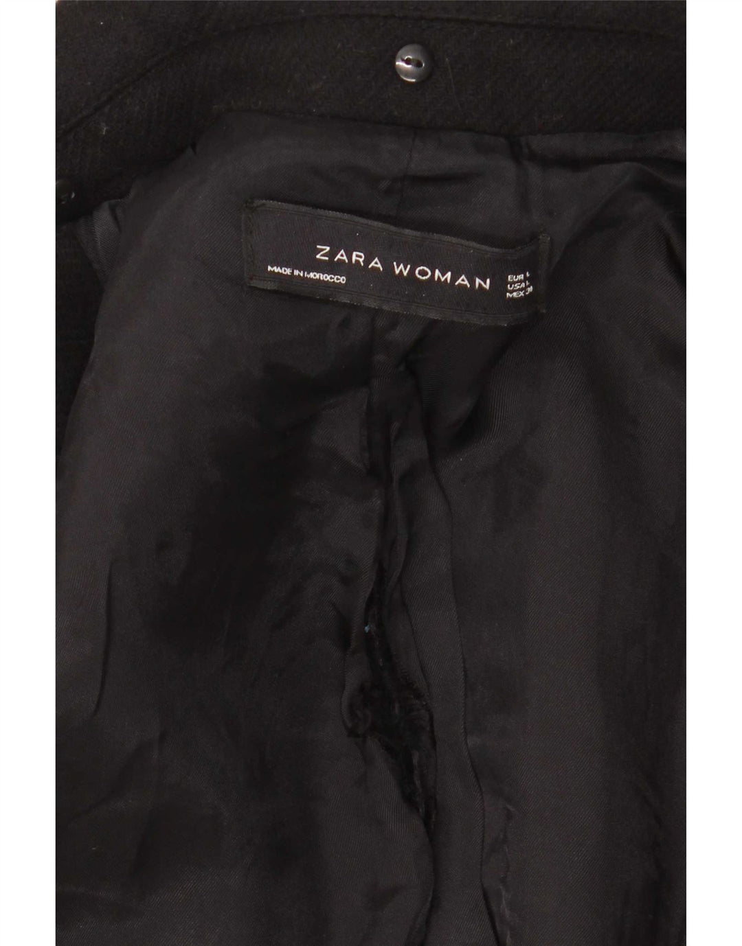 Płaszcz damski Zara UK 14, duży, czarny