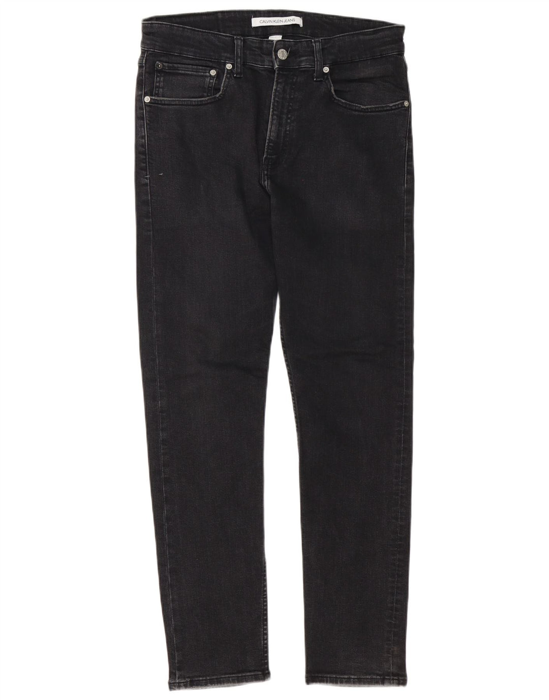 Męskie jeansy Calvin Klein W32 L30 Czarne bawełniane