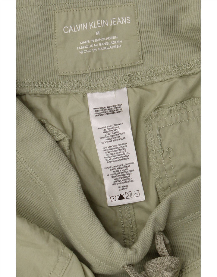Damskie spodenki chino Calvin Klein, średnie W30, bawełna khaki