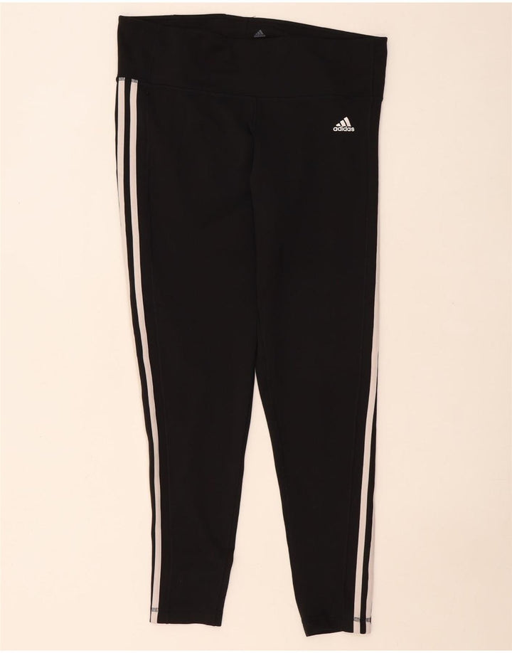 Damskie legginsy ADIDAS Climalite UK 20/22 XL, czarny poliester