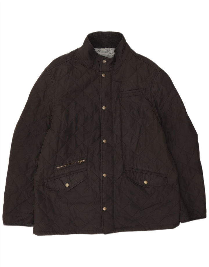Męska pikowana kurtka Marks & Spencer Blue Harbor UK 42 XL, czarny poliester