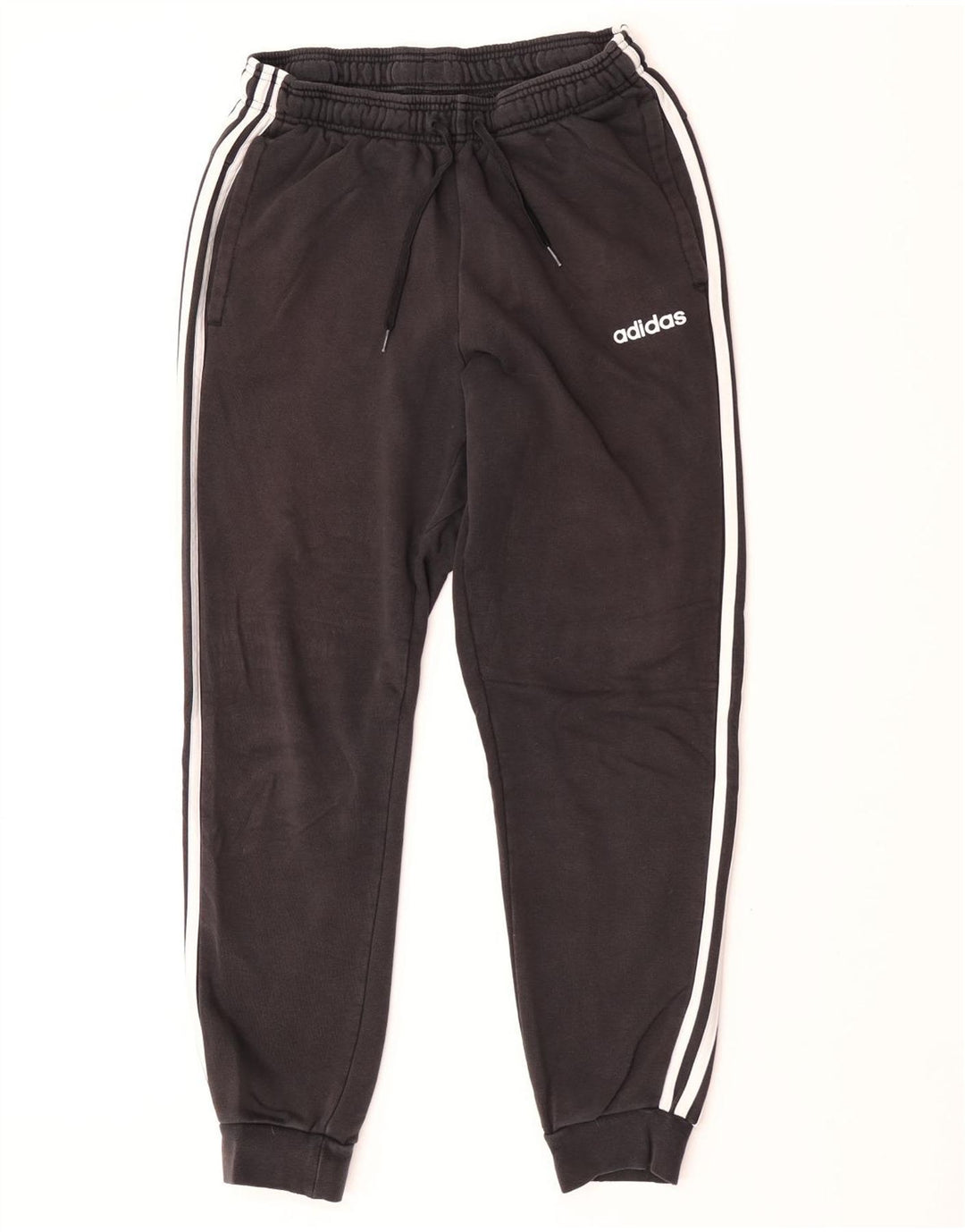 Męskie spodnie dresowe Adidas, średnie czarne, bawełniane