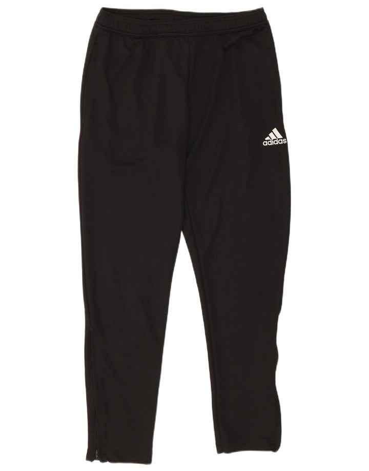 Męskie spodnie dresowe Adidas Aeroready, duże, czarne, poliestrowe