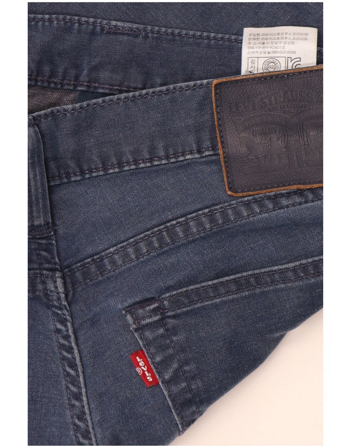 Męskie jeansy slim fit Levi's W36 L30 Niebieskie bawełniane