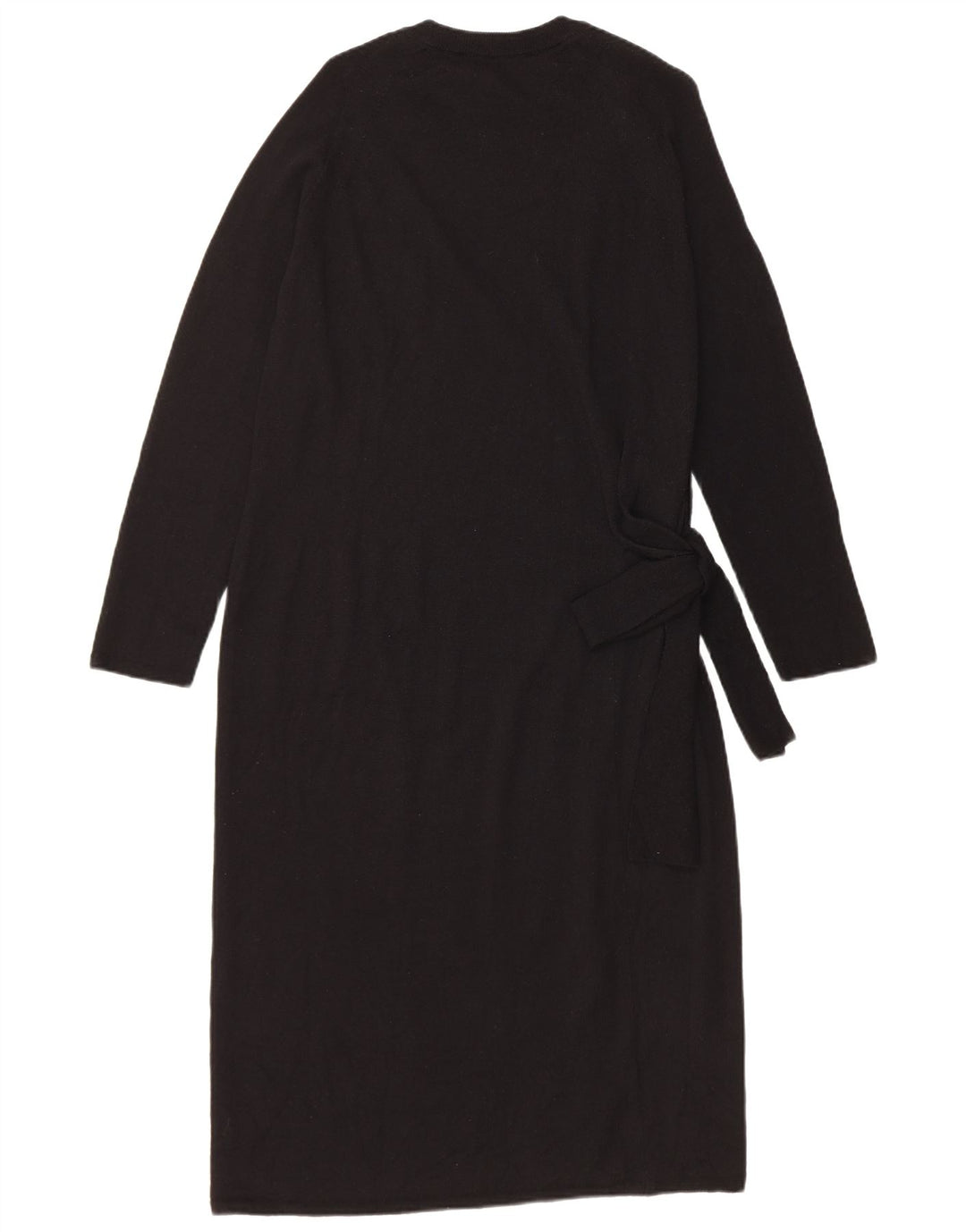 Marks & Spencer Damska sukienka sweterkowa UK 12 Średnia czarna wełna Merino
