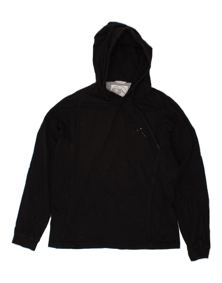 CHAMPION Mens Hoodie Jumper Medium Black Cotton Vintage Champion and Second-Hand Champion from Messina Hembry 