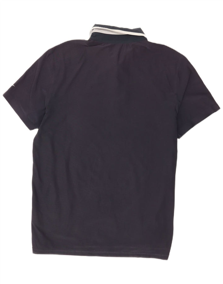 Męska koszulka polo Nike Dri Fit, duża, granatowa, z poliestru