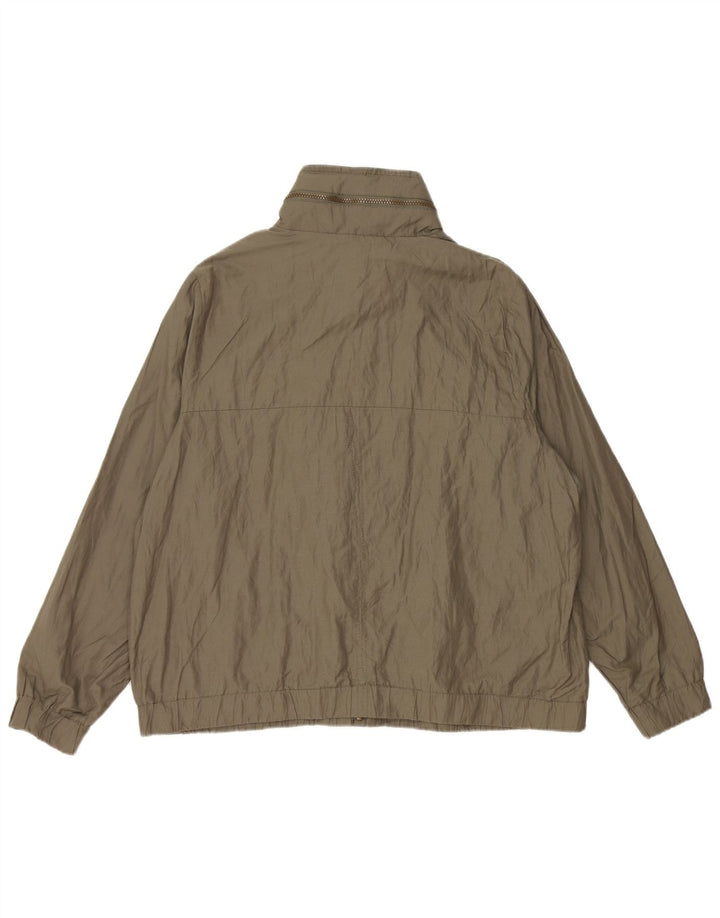 Damska kurtka bomberka z kapturem Marks & Spencer UK 20 2XL, bawełna khaki