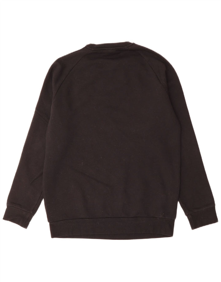 Damska bluza oversize ADIDAS UK 0/2 XS, czarna bawełna