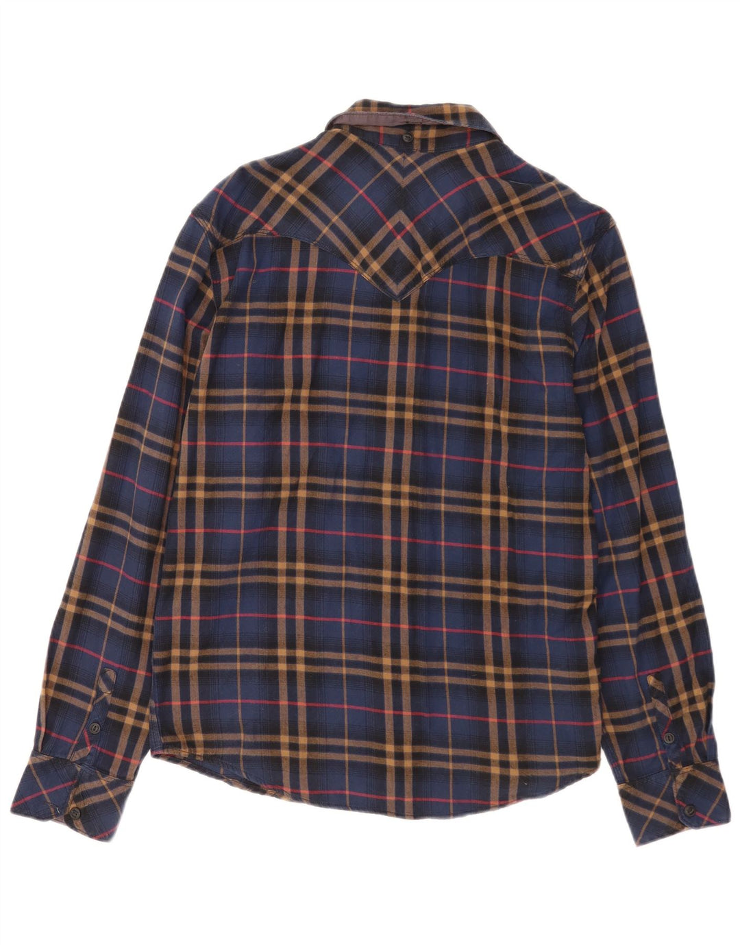 Koszula flanelowa męska Levi's o standardowym kroju, średnia, granatowa, bawełniana w kratkę