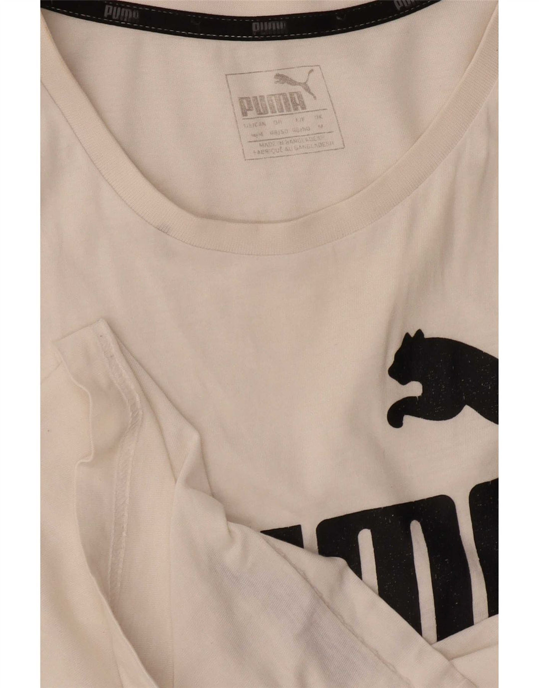 Męska koszulka z grafiką Puma Top, średnia biel