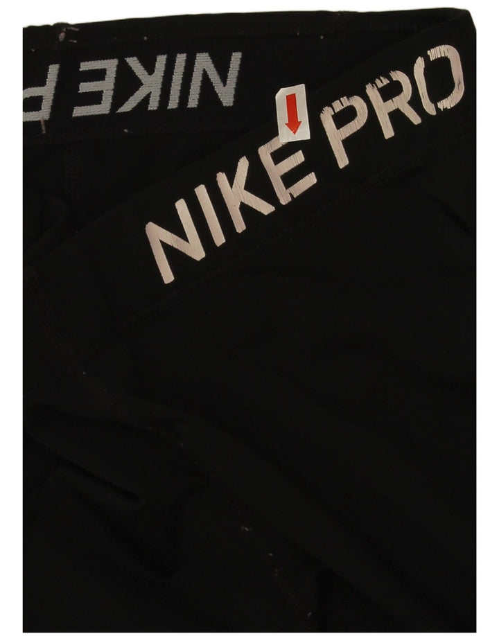 Damskie legginsy Nike Dri Fit Graphic UK 8, małe czarne