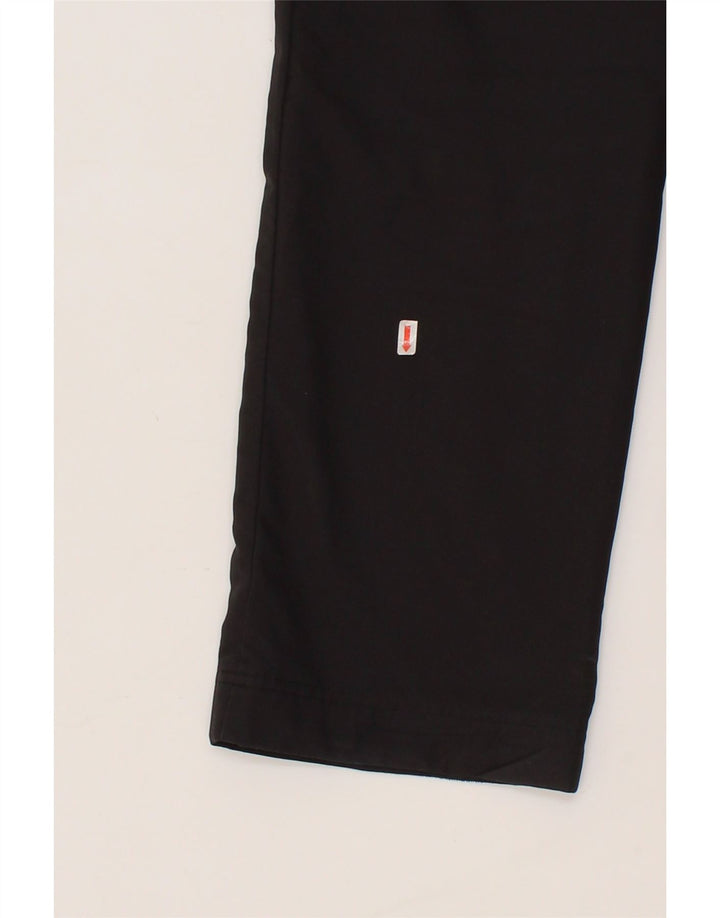 REEBOK Womens Straight Chino Trousers Small W32 L30  Black Polyester Vintage Reebok and Second-Hand Reebok from Messina Hembry 