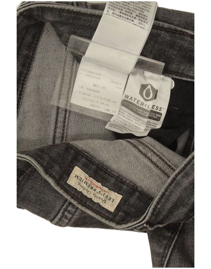 Damskie jeansy Levi's 712 Slim W27 L31 Szara bawełna