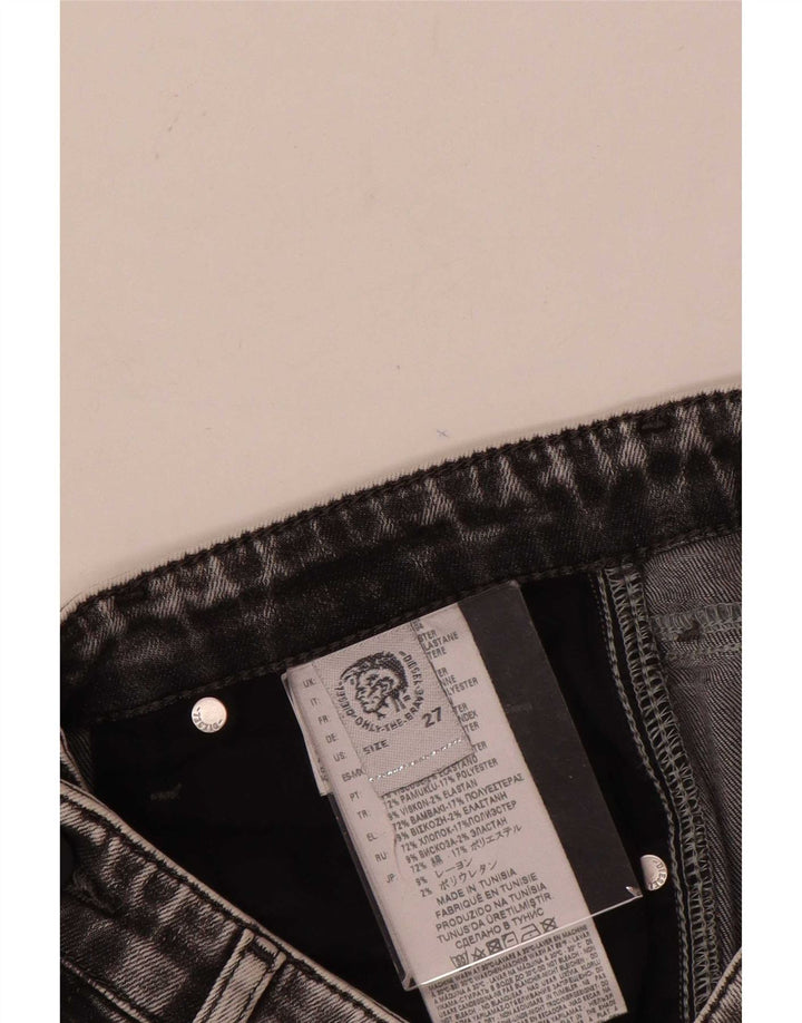 Damskie jeansy Diesel Slim W27 L26 Szara bawełna