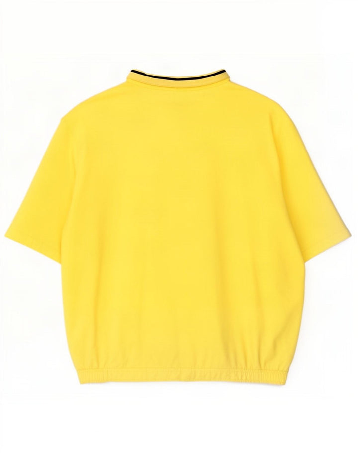 Męska koszula pulowerowa z krótkim rękawem Polo Ralph Lauren XL, żółty poliester