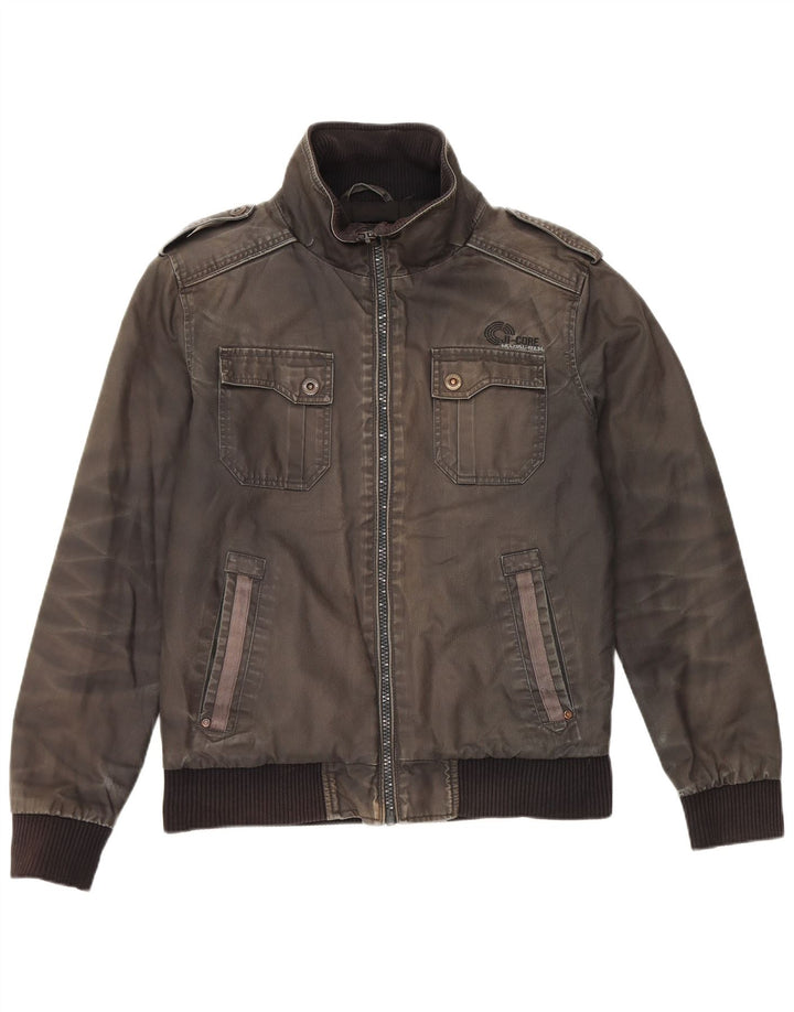 Męska kurtka wojskowa Jack & Jones UK 36, mała, szara, bawełniana