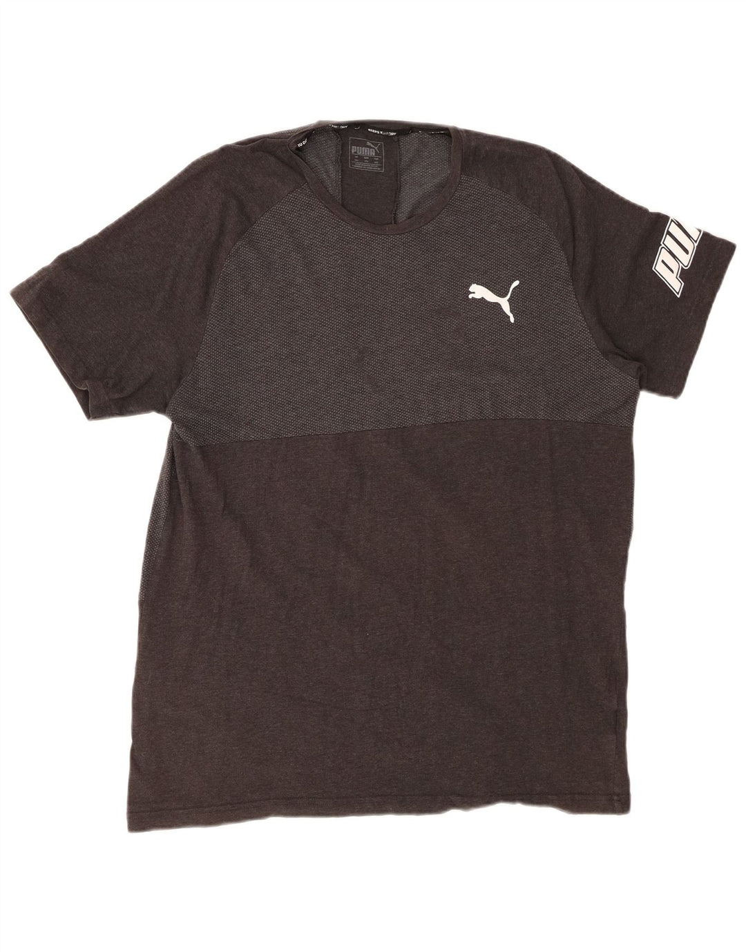 Męski T-shirt z grafiką PUMA Top 2XL Szary blok kolorów