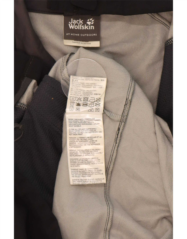 Męska kurtka wiatrówka Jack Wolfskin UK 36/38 Średni czarny poliamid