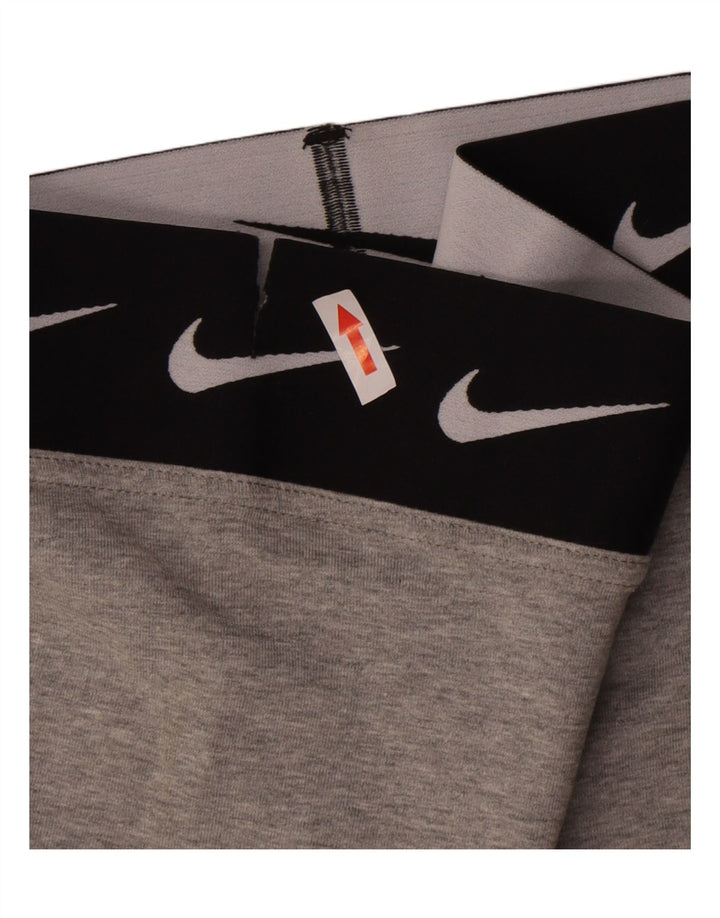 Damskie legginsy Nike Graphic UK 14, duże, szare, bawełniane